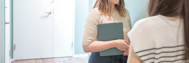 トランクルームを見学するイメージ画像