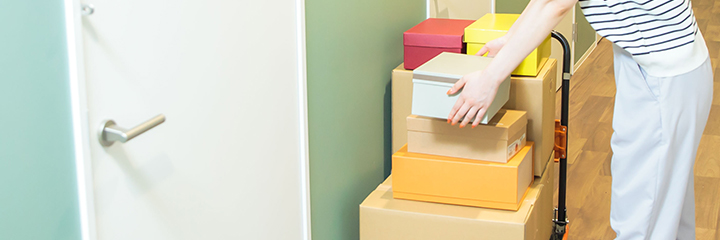 引っ越しでトランクルームが役立つ5つのシーンを表すイメージ画像